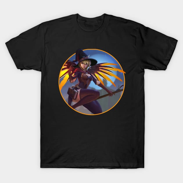 Mercy Witch T-Shirt by fallynchyld